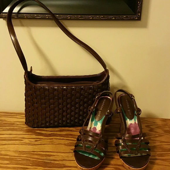 Other - Bundle NINE West purse. Heels to match...